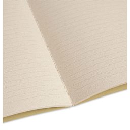 Artik Singer Sewn Notebook - Olive, 5" x 8-1/4", Ruled, Pkg of 2, open