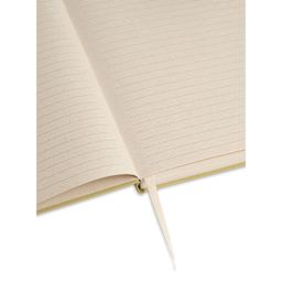 Artik Hardcover Notebook - Olive, 5-3/4" x 8-1/4", Ruled, open
