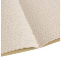 Artik Singer Sewn Notebook - Olive, 3-1/2" x 5-1/2", Ruled, Pkg of 3, open