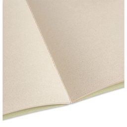 Artik Singer Sewn Notebook - Kiwi, 5" x 8-1/4", Blank, Pkg of 2, open