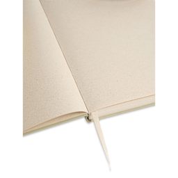 Artik Hardcover Notebook - Kiwi, 5-3/4" x 8-1/4", Blank, open