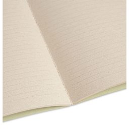 Artik Singer Sewn Notebook - Kiwi, 5" x 8-1/4", Ruled, Pkg of 2, open