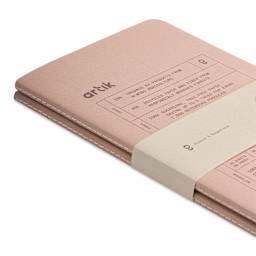 Artik Singer Sewn Notebook - Almond, 5" x 8-1/4", Blank, Pkg of 2