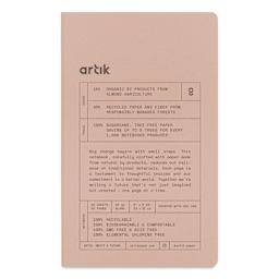 Artik Singer Sewn Notebook - Almond, 5" x 8-1/4", Blank, Pkg of 2, front cover