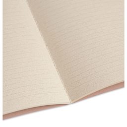 Artik Singer Sewn Notebook - Almond, 5" x 8-1/4", Ruled, Pkg of 2, open