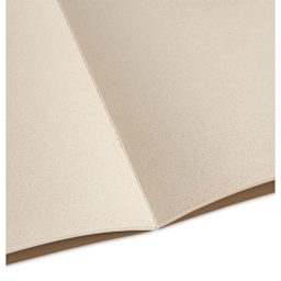 Artik Singer Sewn Notebook - Hazelnut, 5" x 8-1/4", Blank, Pkg of 2, open