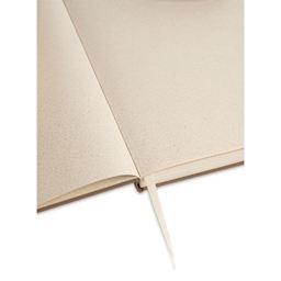 Artik Hardcover Notebook - Hazelnut, 5-3/4" x 8-1/4", Blank, open