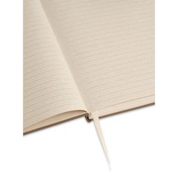 Artik Hardcover Notebook - Hazelnut, 5-3/4" x 8-1/4", Ruled, open