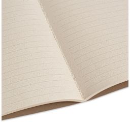 Artik Singer Sewn Notebook - Hazelnut, 3-1/2" x 5-1/2", Ruled, Pkg of 3, open