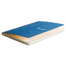 Karatis Fountain Pen Journal - Medium, Egyptian Indigo, 96 Sheets, slightly open