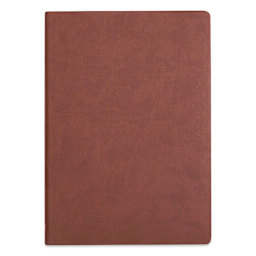 Karatis Vegan Leather Fountain Pen Journal - Large, Golden Brown, 240 Sheets, front