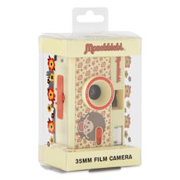 Retrospekt Monchhichi 35mm Film Camera, front of packaging