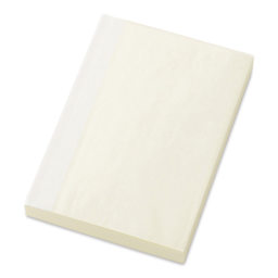 Midori MD Notebooks - A7, Blank, White, front