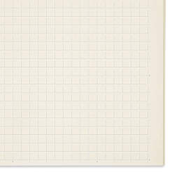 Midori MD Notebooks - A6, Grid, White, close-up of paper