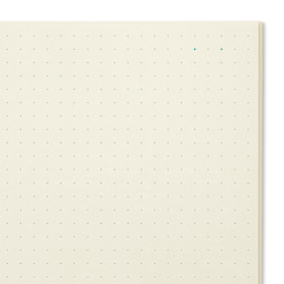 Midori MD Notebooks - A5, Dot Grid, White, close-up of paper