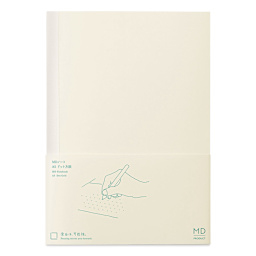 Midori MD Notebooks - A5, Dot Grid, White, cover
