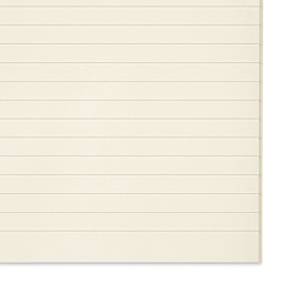Midori MD Notebooks - B6 Slim, Lined, White, close-up of paper