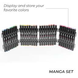 Display and store your favorite colors. Manga Set.