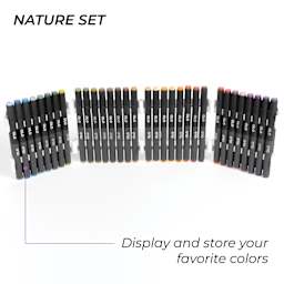 Nature Set. Display and store your favorite colors.