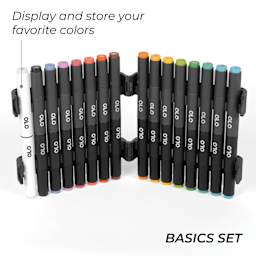 Display and store your favorite colors. Basics Set.