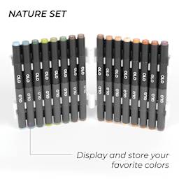 Nature Set. Display and store your favorite colors.