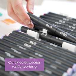 Quick color access while working.