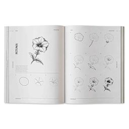 Vault Editions How to Draw Flowers, petunia