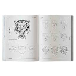 Vault Editions How to Draw Japanese Tattoos, tiger head