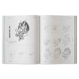 Vault Editions How to Draw Japanese Tattoos, dragon head, Ryu