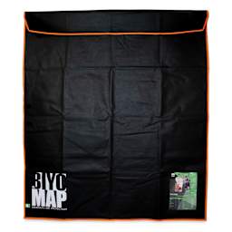 Biyomap Reusable Art Storage Bag - 55.1" x 63", Orange Border