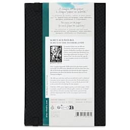 Rhodia Touch Aquarelle Watercolor Accordion Sketchbook - A5, 12 Sheets, back with packaging