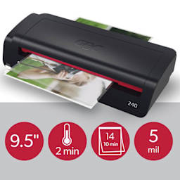 GBC 240 Pouch Laminator included features