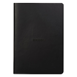 Rhodia Sewn Spine Rhodiarama Notebook - 5-1/2" x 8-3/4", Black