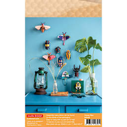 Studio Roof 3D Wall Decoration - Honey Bee, back of the packaging