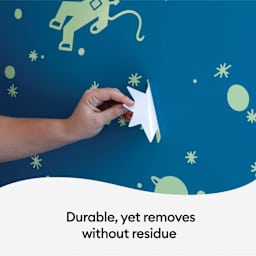 Cricut Glow-In-The-Dark Removable Vinyl, peeling off vinyl from wall