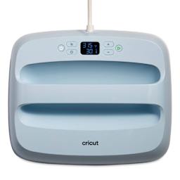 Cricut EasyPress 3 - Zen Blue, 12" x 10", close-up of control panel