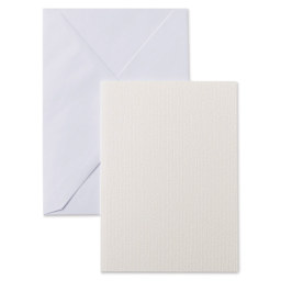 Cricut Watercolor R40 Ivory Card and White Envelope