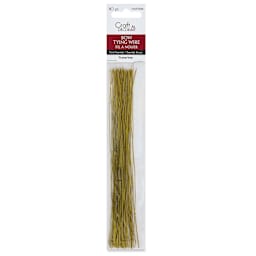 Craft Decor Bow Tying Wire - Gold, Pkg of 80, front of the packaging
