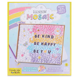 Creativity for Kids Rainbow Mosaic Kit, front of the packaging