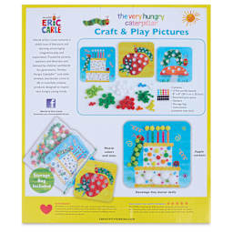 The Very Hungry Caterpillar Craft and Play Pictures Kit, back of the packaging