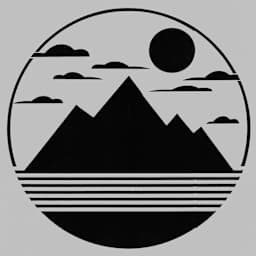 PA Essentials Stencil - Mountain Scene