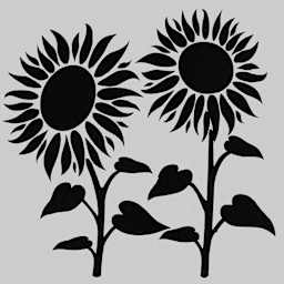 PA Essentials Stencil - Sunflowers