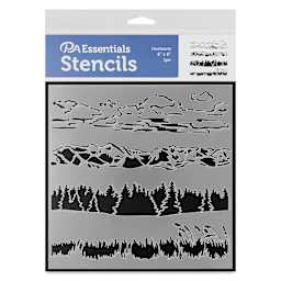PA Essentials Stencil - Horizons, front of the packaging