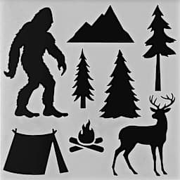 PA Essentials Stencil - Bigfoot