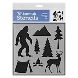 PA Essentials Stencil - Bigfoot, front of the packaging