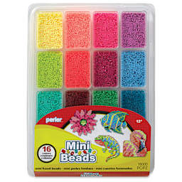 Perler Mini Beads Tray, front of the packaging