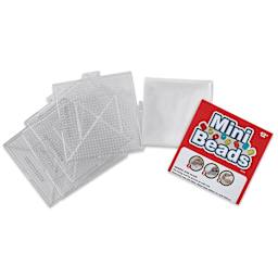 Perler Mini Beads Pegboards Set, fanned out