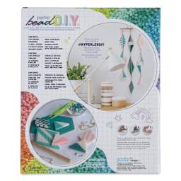 Perler Bead D.I.Y. Geometric Mobile Activity Kit back of packaging