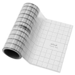Cricut Joy Linerless Transfer Tape - 5.5" x 10 ft, roll out of packaging