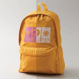 Cricut UV Color Changing Iron-On Vinyl - Violet, designs on backpack exposed to UV light